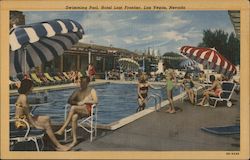 Swimming Pool, Hotel Last Frontier Postcard