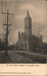 St. Ann's Church Somerville, MA Postcard Postcard Postcard