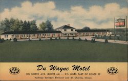 Du Wayne Motel Postcard