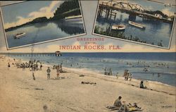 Greetings from Indian Rocks - Beach Scene Indian Rocks Beach, FL Postcard Postcard Postcard