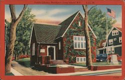 Public Library Northport, NY Postcard Postcard Postcard