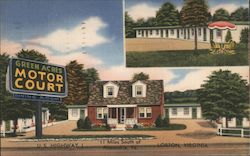 Green Acres Motor Court Lorton, VA Douglas R. Smith Postcard Postcard Postcard