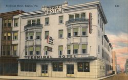 Terminal Hotel Easton, PA Postcard Postcard Postcard