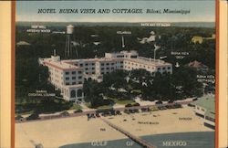 Hotel Buena Vista and Cottages Biloxi, MS Postcard Postcard Postcard