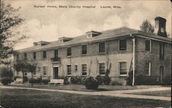Nurses' Home, State Charity Hospital Postcard