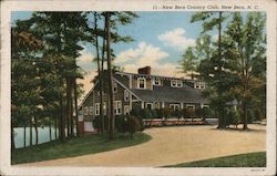 New Bern Country Club North Carolina Postcard Postcard Postcard