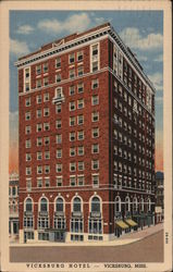 Vicksburg Hotel Mississippi Postcard Postcard Postcard