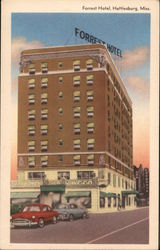 Forrest Hotel Hattiesburg, MS Postcard Postcard Postcard