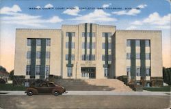 Warren County Court House Postcard