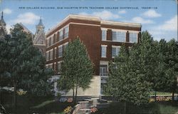 New College Building, Sam Houston State Teachers College Huntsville, Texas -15 Postcard