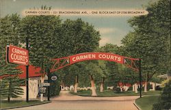 Carmen Courts Postcard