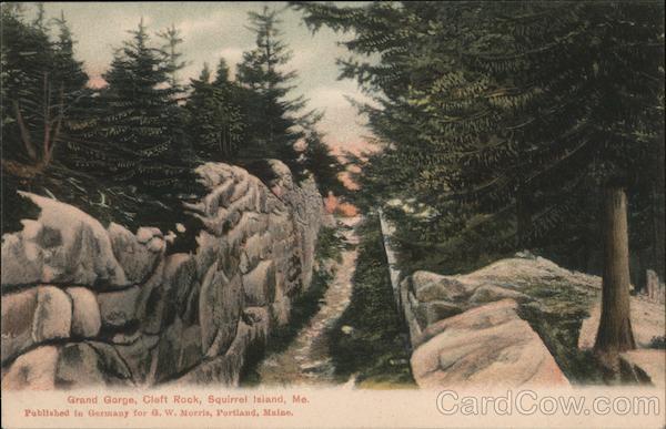 Grand Gorge, Cleft Rock Squirrel Island Maine