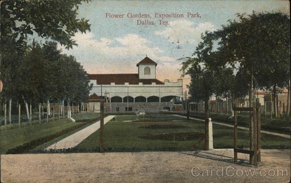 Flower Gardens, Exposition Park Dallas Texas