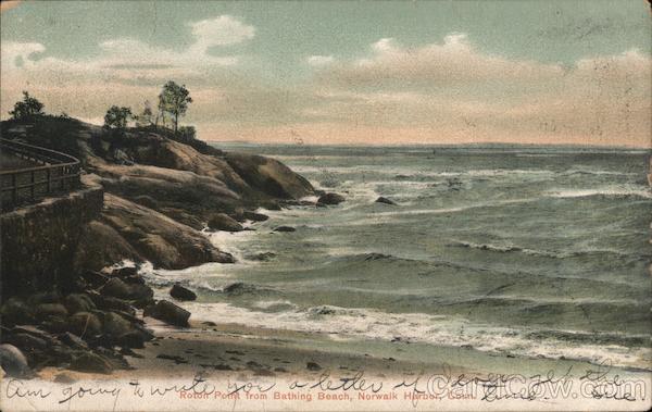 Roton Point from Bathing Beach Norwalk Connecticut