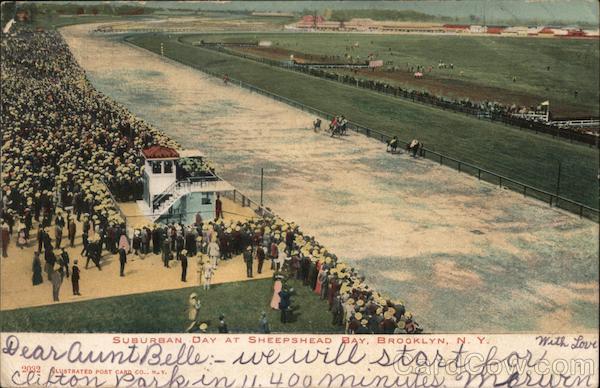 Suburban Day at Sheepshead Bay Brooklyn New York