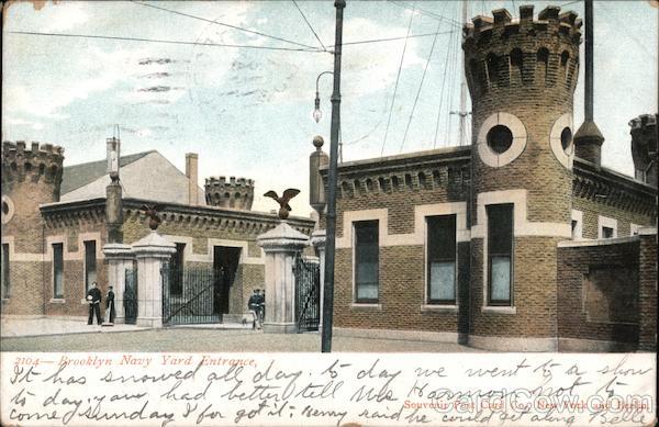 Brooklyn Navy Yard Entrance New York
