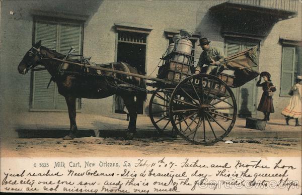 Milk Cart New Orleans Louisiana