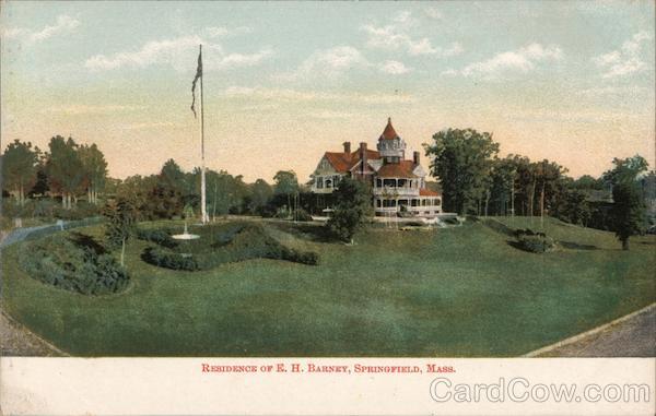 Residence of E.H. Barney Springfield Massachusetts