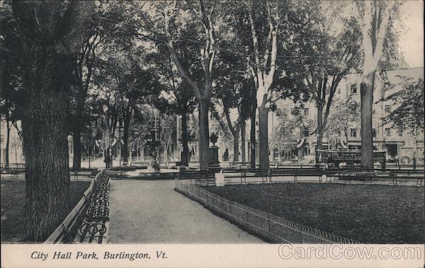 City Hall Park Burlington Vermont