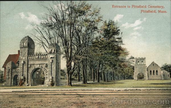 Entrance to Pittsfield Cemetery Massachusetts
