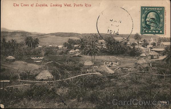 Town View Looking West Luquillo Puerto Rico