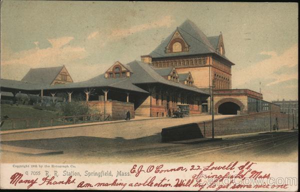 R. R. Station Springfield Massachusetts