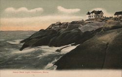 Heron Neck Light Vinalhaven, ME Postcard Postcard Postcard