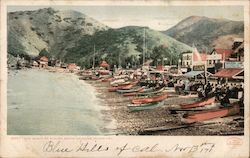 Beach at Avalon Santa Catalina Island, CA Postcard Postcard Postcard