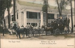 The Eagle Hotel, "A Famous Old Watering Place" Postcard