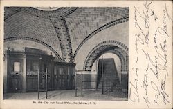 City Hall Ticket Office, The Subway Postcard