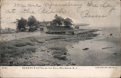 Edward's Hotel On the Hill, Rye Beach New York Postcard Postcard Postcard