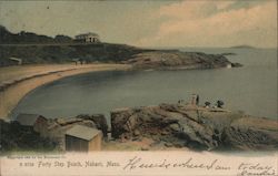 Forty Step Beach Nahant, MA Postcard Postcard Postcard