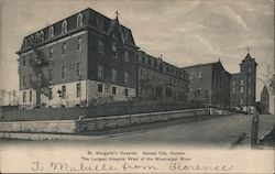 St. Margaret's Hospital, The Largest Hospital West of the Mississippi River Kansas City, KS Postcard Postcard Postcard