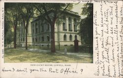 New Court House Lowell, MA Postcard Postcard Postcard