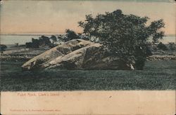 Pulpit Rock, Clark's Island Plymouth, MA Postcard Postcard Postcard