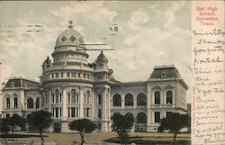 Ball High School Postcard