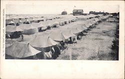 The Tent Village, Rockaway Beach Postcard