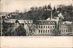 The A.C. Cheeney Piano Action Co. Factory and Works Castleton, NY Postcard Postcard Postcard