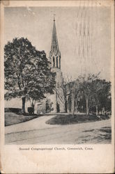 Second Congregational Church Postcard