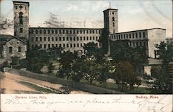 Stevens Linen Mills Dudley, MA Postcard Postcard Postcard