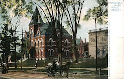 Public Library Postcard
