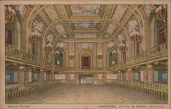 Gold Room, Congress Hotel & Annex Postcard