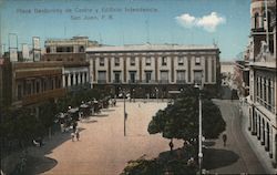 Plaza Baldorioty de Castro y Edificio Intendencia San Juan, PR Puerto Rico Postcard Postcard 