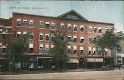 Hotel Burlington Vermont Postcard Postcard Postcard