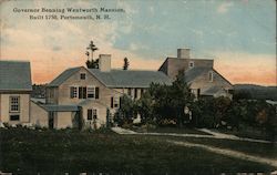 Governor Benning Wentworth Mansion Postcard
