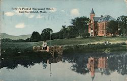 Perry's Pond & Marquard Hotel Postcard