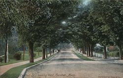 Central St., Looking West Postcard