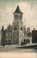 Post Office Augusta, ME Postcard Postcard Postcard