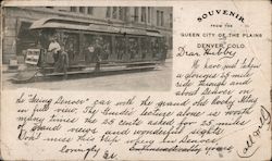 Souvenir from the Queen City of the Plains Denver, CO Postcard Postcard Postcard