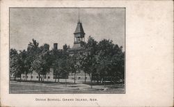 Dodge School Grand Island, NE Postcard Postcard Postcard